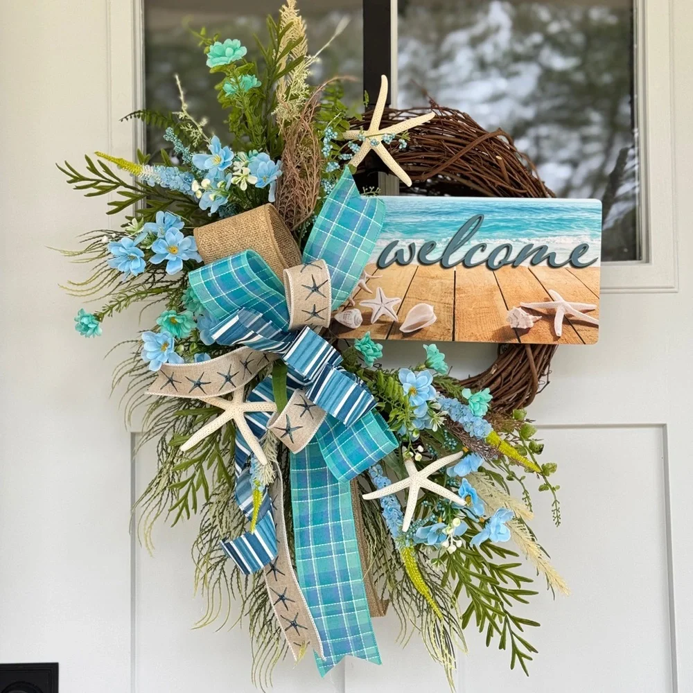 Coastal Welcome Wreath